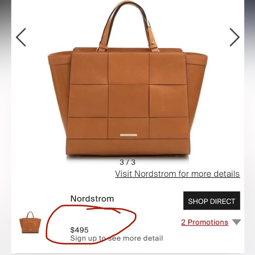 Brahmin Petra II Belo LARGE LEATHER Tote - Picture 3 of 16